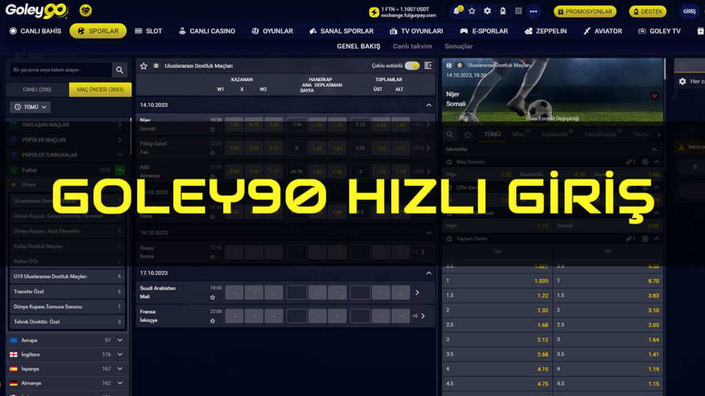 Goley90 Hızlı Giriş